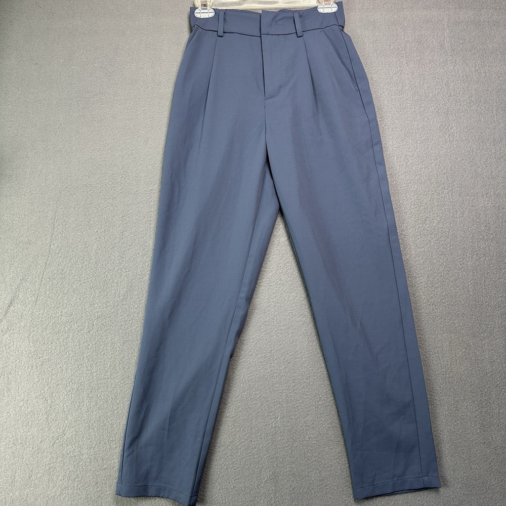 Halara Women Flex High Waisted Zipper Pocket Shirred Straight Leg XS Extra Small